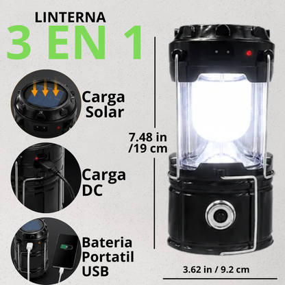 Linterna Solar 360°