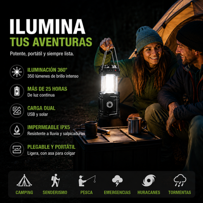 Linterna Solar 360°