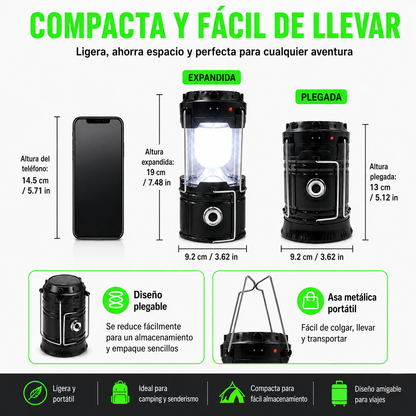 Linterna Solar 360°